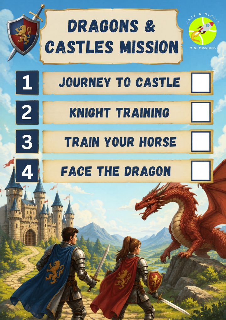 Dragons and Castles Mission poster